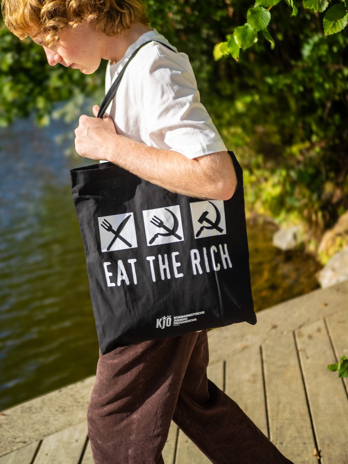 "EAT THE RICH" Sackerl – Ansicht 3